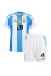 Argentinië Alexis Mac Allister #20 Babytruitje Thuis tenue Kind Copa America 2024 Korte Mouw (+ Korte broeken)